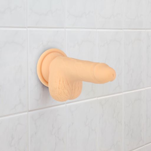 NAKED ADDICTION 6.5IN VANILLA THRUSTING DONG W/ REMOTE