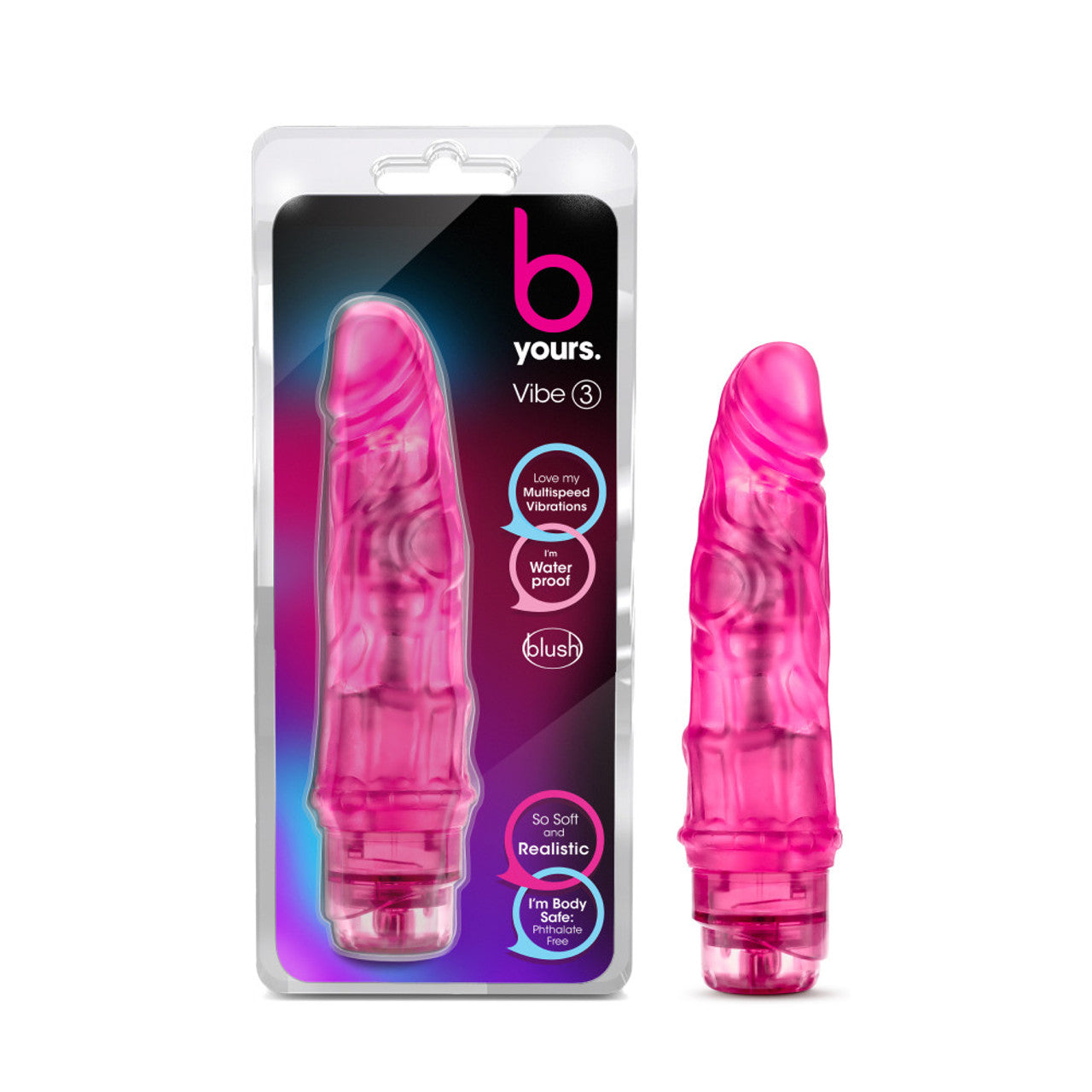B YOURS COCKVIBE #3 PINK