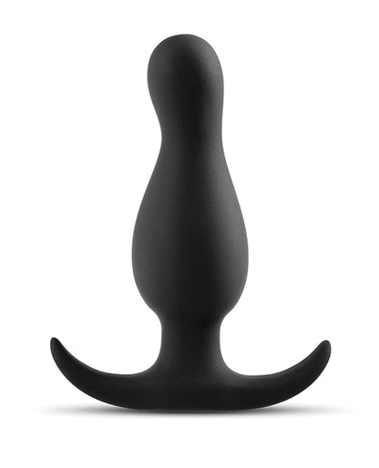 ANAL ADVENTURES PLATINUM CURVE PLUG BLACK