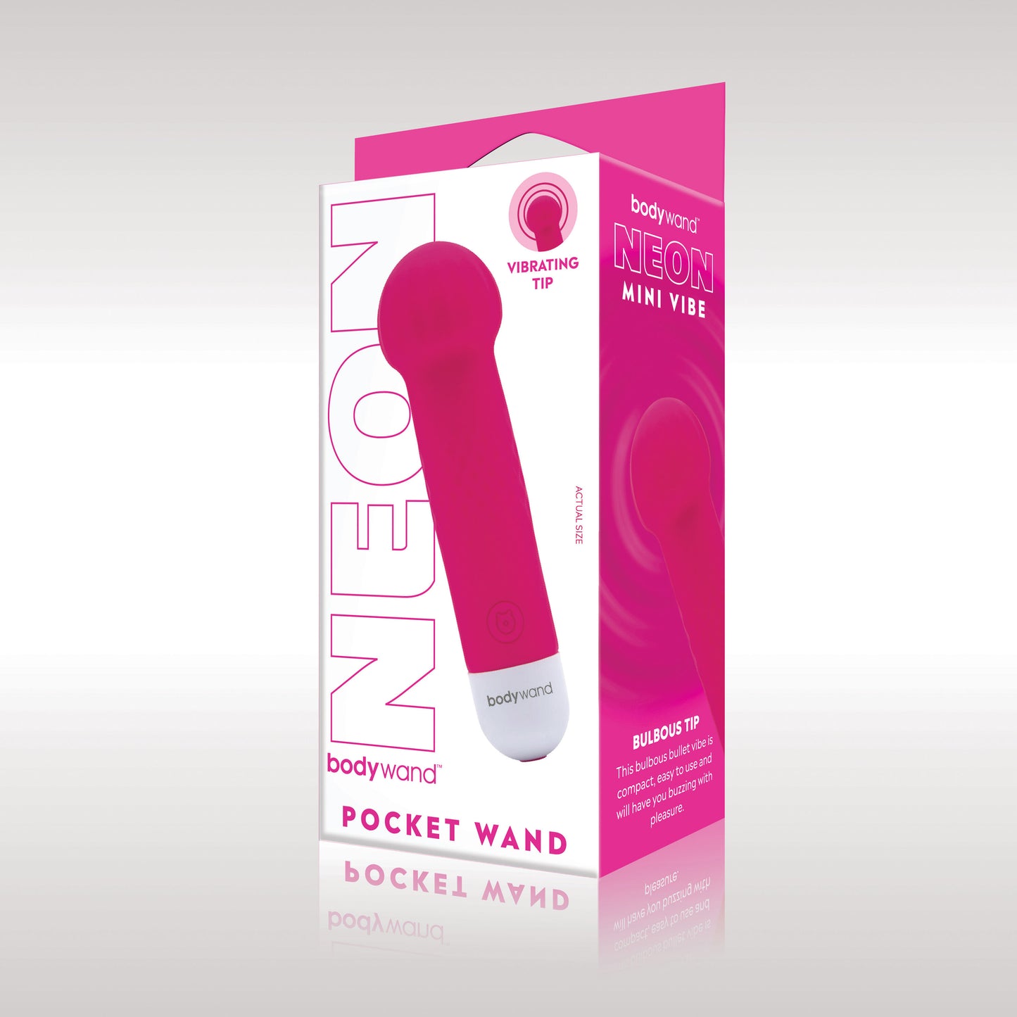 BODYWAND MINI POCKET WAND NEON PINK
