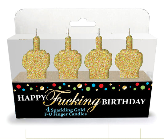 HAPPY F*ING BIRTHDAY CANDLE SET