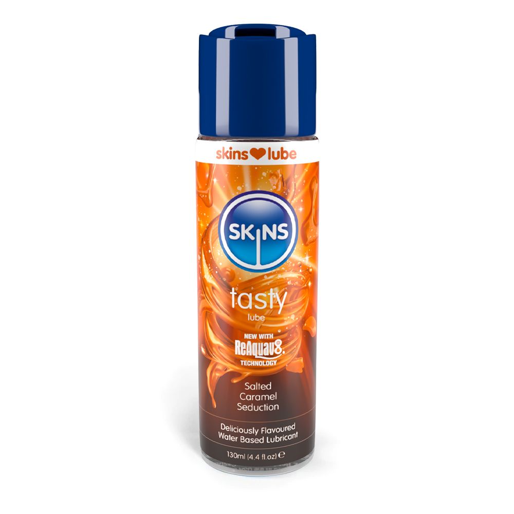SKINS SALTED CARAMEL WATER BASED LUBE 4.4 FL OZ