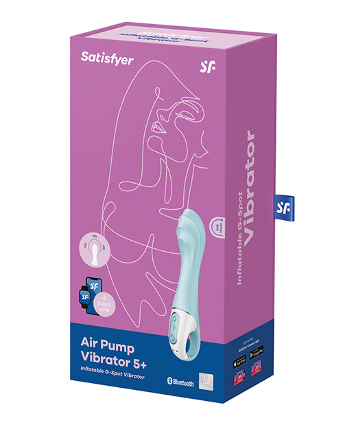 SATISFYER AIR PUMP VIBRATOR 5+ BLUE (NET)