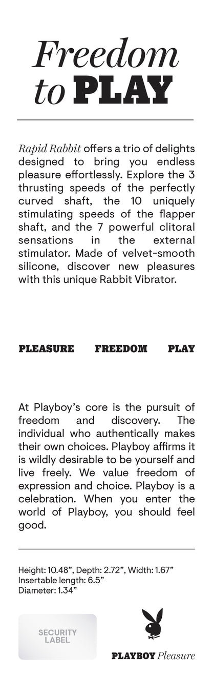 PLAYBOY RAPID RABBIT