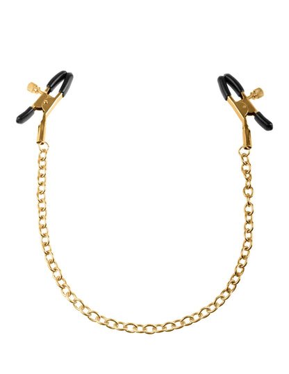 FETISH FANTASY GOLD NIPPLE CHAIN CLAMPS