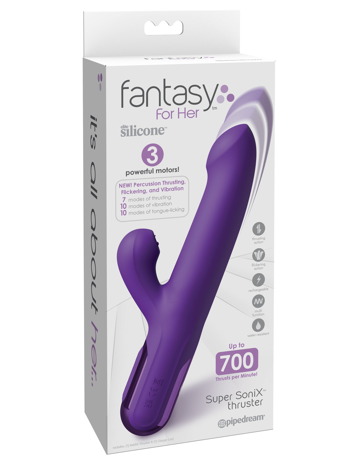 FANTASY FOR HER SUPER SONIX THRUSTER - PURPLE