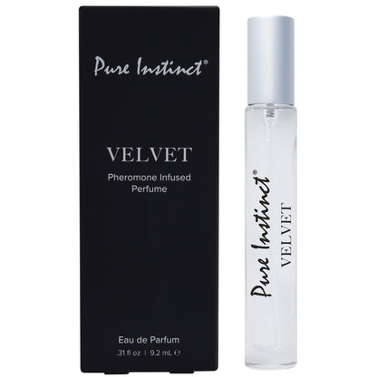 PURE INSTINCT PHEROMONE INFUSED PERFUME OIL EAU DE PARFUM VELVET .31 FL OZ/9.2ML
