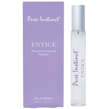 PURE INSTINCT PHEROMONE INFUSED PERFUME OIL EAU DE PARFUM ENTICE .31 FL OZ/9.2ML