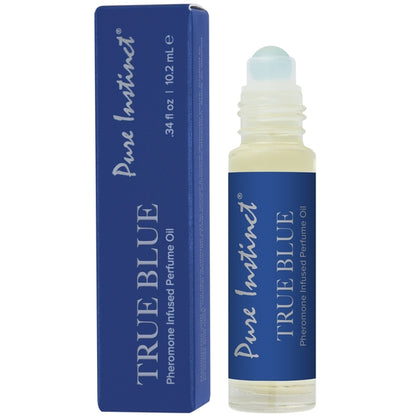 PURE INSTINCT PHEROMONE INFUSED PERFUME OIL TRUE BLUE .34L OZ/10.2ML