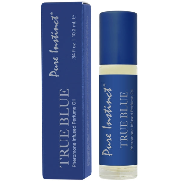 PURE INSTINCT PHEROMONE INFUSED PERFUME OIL TRUE BLUE .34L OZ/10.2ML