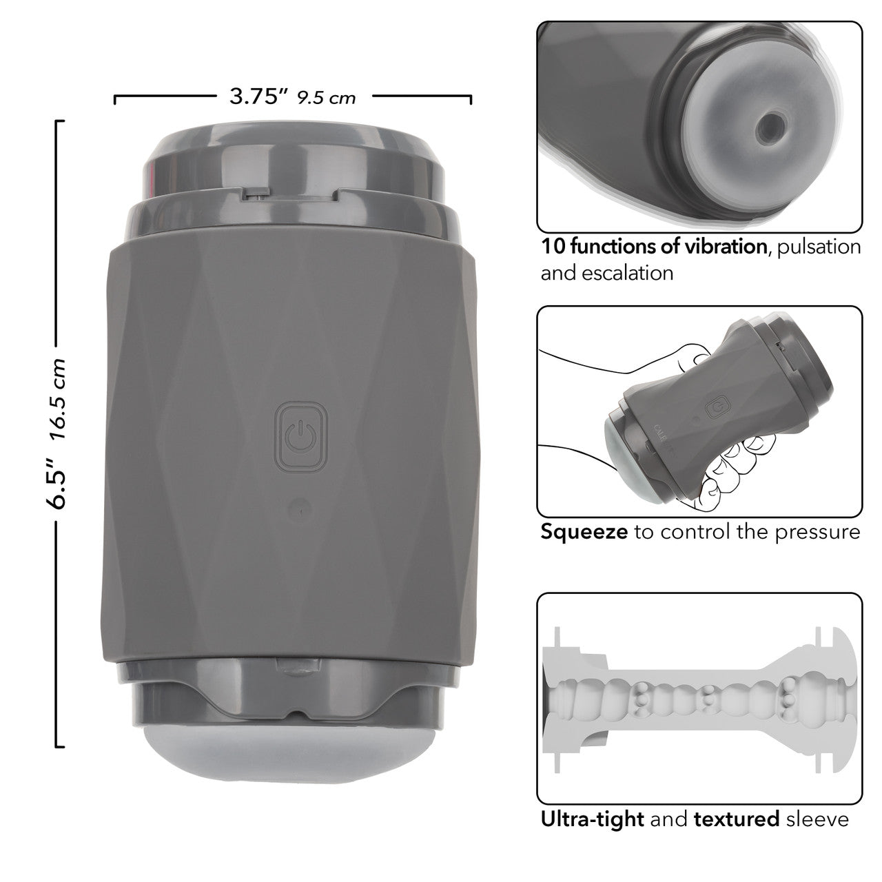 MILK MASTER VIBRO SQUEEZE STROKER