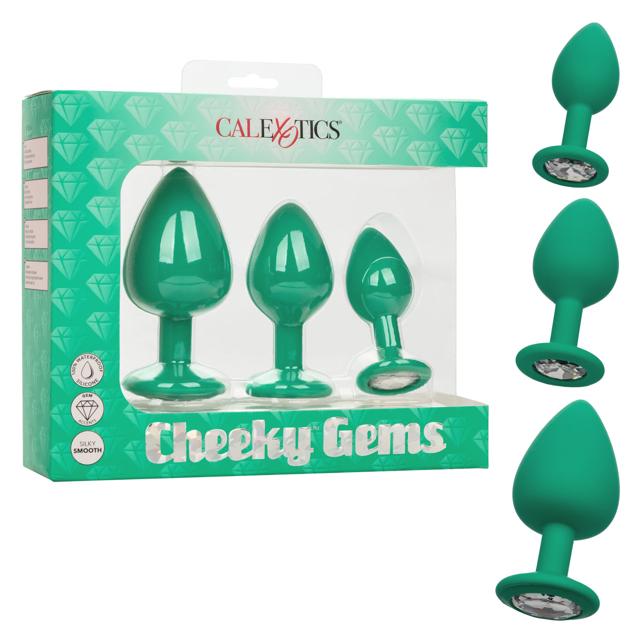 CHEEKY GEMS 3PC SET GREEN