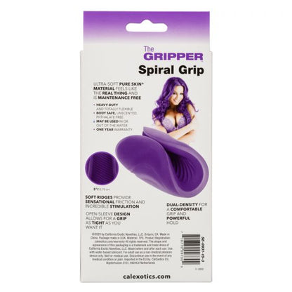 THE GRIPPER SPIRAL GRIP PURPLE