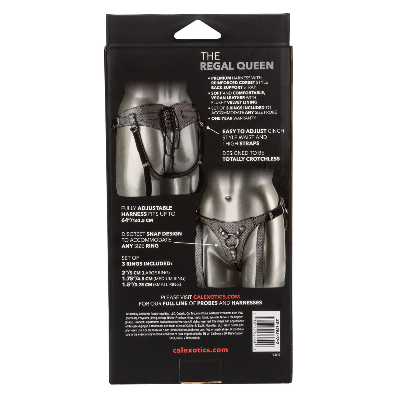 HER ROYAL HARNESS THE REGAL QUEEN PEWTER