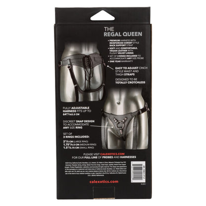 HER ROYAL HARNESS THE REGAL QUEEN PEWTER