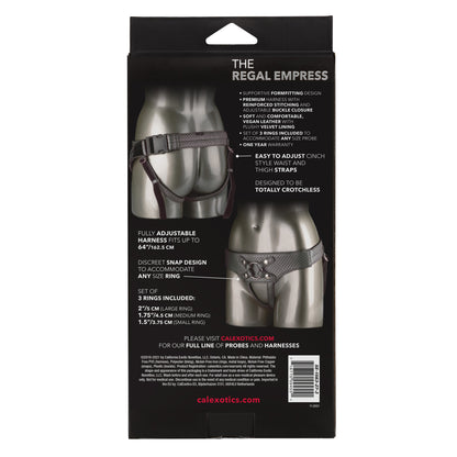 HER ROYAL HARNESS THE REGAL EMPRESS PEWTER