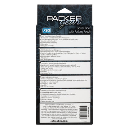 PACKER GEAR BOXER BRIEF W/ PACKING POUCH XS/S