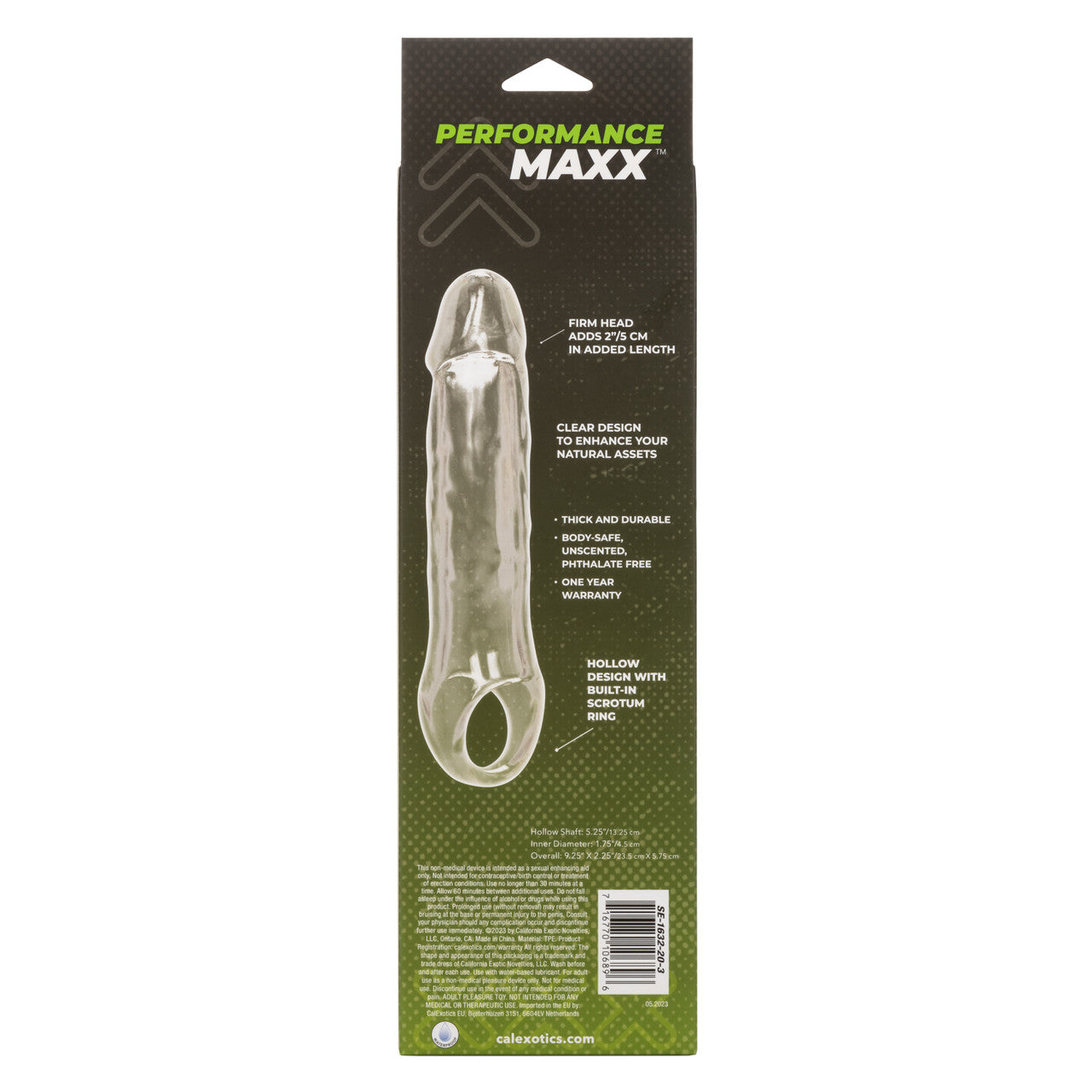 PERFORMANCE MAXX CLEAR EXTENSION 7.5 INCH