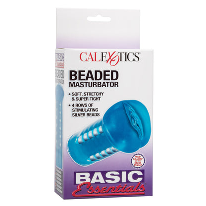 BASIC ESSENTIALS BEADED MASTURBATOR
