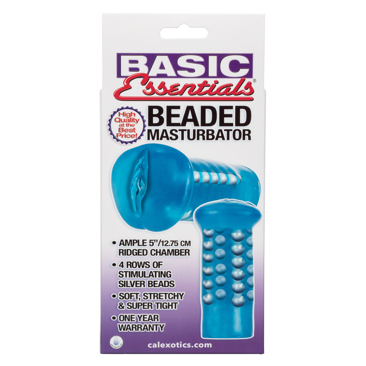 BASIC ESSENTIALS BEADED MASTURBATOR