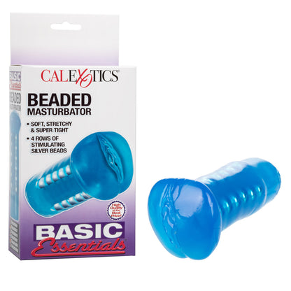 BASIC ESSENTIALS BEADED MASTURBATOR