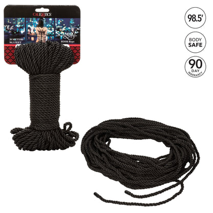 SCANDAL BDSM ROPE 30M/98.5 FT BLACK