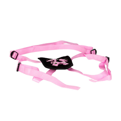SHANES WORLD PINK HARNESS W/STUD