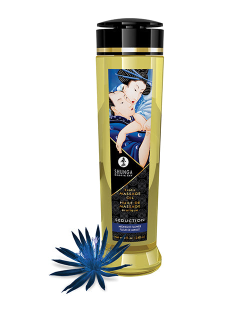 MASSAGE OIL SEDUCTION/ MIDNIGHT FLOWER 8OZ