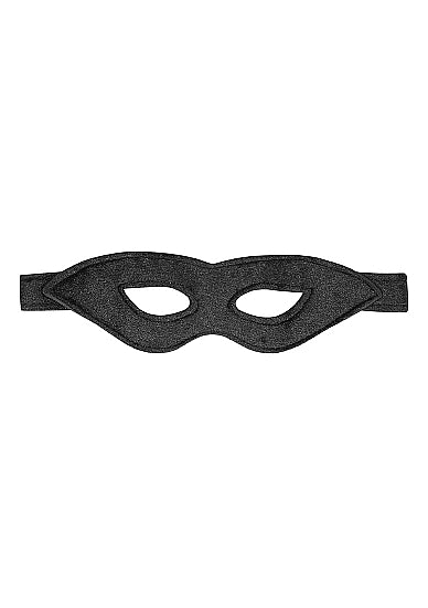 VELVET & VELCRO EYE MASK ADJUSTABLE BLACK