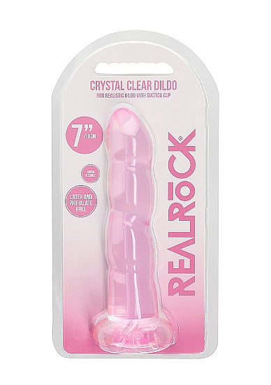 REALROCK NON-REALISTIC 7IN DILDO PINK