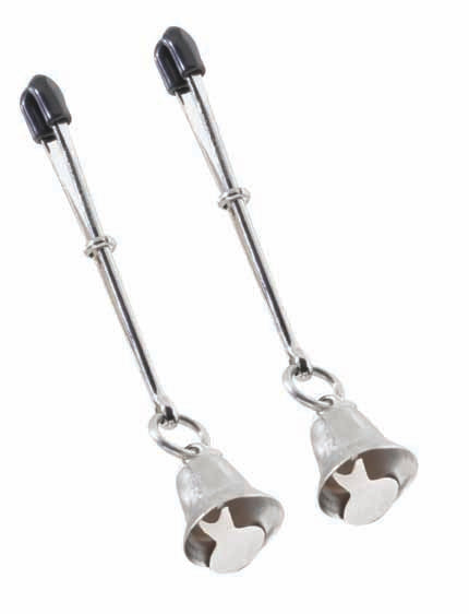 ADJUSTABLE TWEEZER CLAMP W/NICKEL BELL