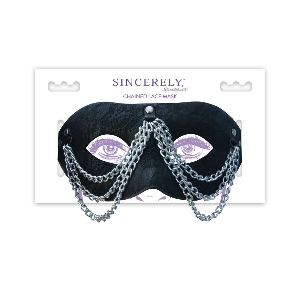 SINCERELY CHAINED LACE MASK