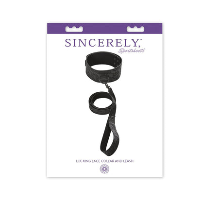 SINCERELY LOCKING LACE COLLAR & LEASH
