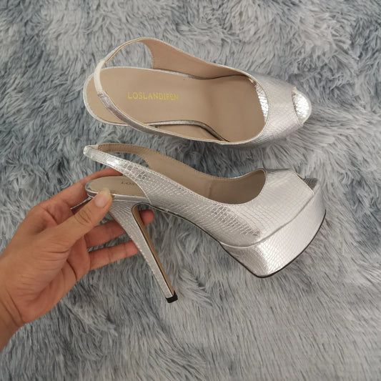 6in Entitled Mood Platform Heels ~ Neutrals