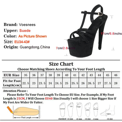 7in Suede T-Strap Heels