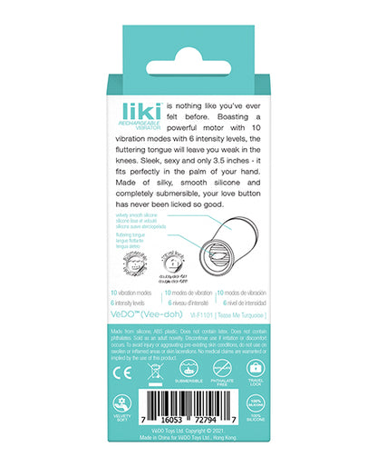 VEDO LIKI FLICKER VIBE TEASE ME TURQUOISE