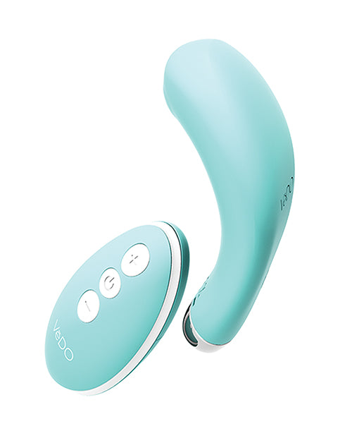 VEDO NIKI RECHARGEABLE PANTY VIBE TEASE ME TURQUOISE