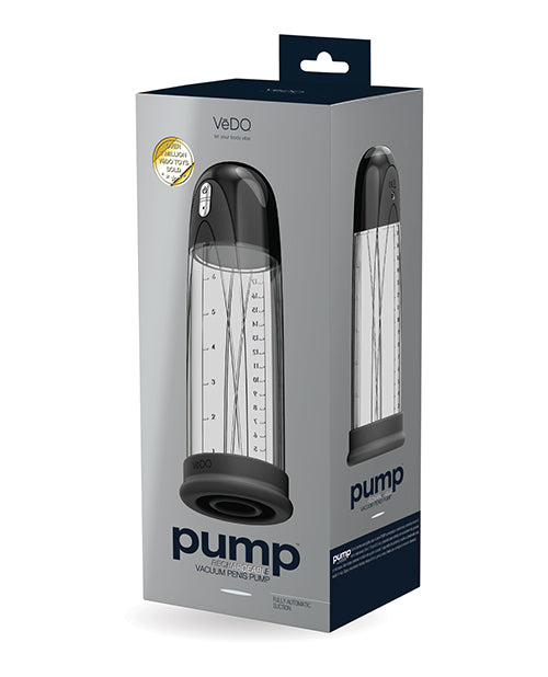 VEDO PUMP RECHARGEABLE VACUUM PENIS BLACK