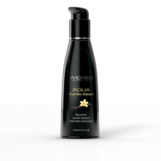 WICKED AQUA VANILLA BEAN LUBE 4 OZ