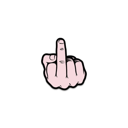 MIDDLE FINGER PEACH PIN (NET)