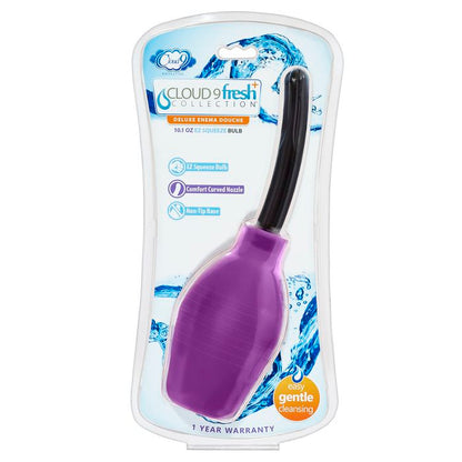 CLOUD 9 FRESH + DELUXE ANAL SOFT TIP ENEMA DOUCHE 10.1 OZ W/ EZ SQUEEZE BULB