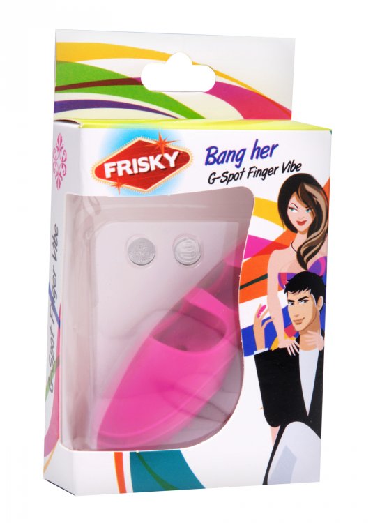 FRISKY BANG HER SILICONE G SPOT FINGER VIBE