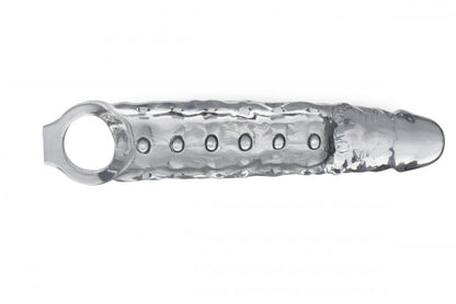 SIZE MATTERS 3IN CLEAR PENIS EXTENDER SLEEVE