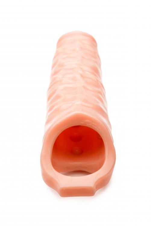 SIZE MATTERS 3IN PENIS FLESH EXTENDER SLEEVE