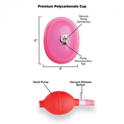 SIZE MATTERS VAGINAL PUMP W/ 5IN LARGE CUP