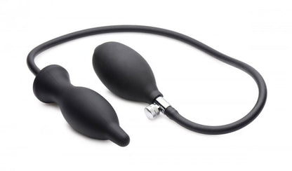 MASTER SERIES DARK INFLATOR SILICONE ANAL PLUG