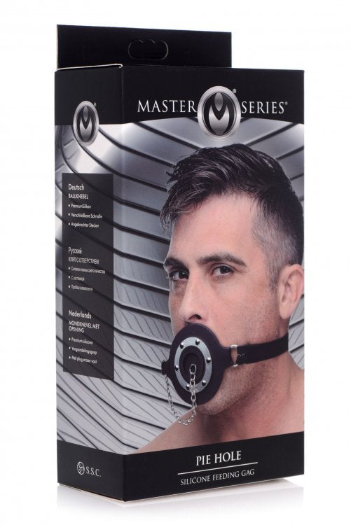 MASTER SERIES PIE HOLE SILICONE FEEDING GAG