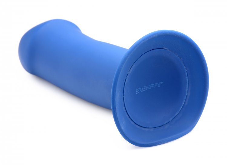 SQUEEZE-IT SQUEEZABLE THICK PHALLIC DILDO- BLUE