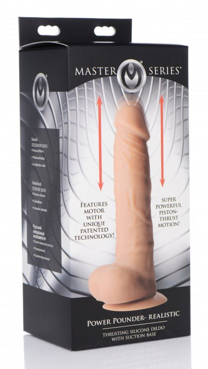 MASTER SERIES POWER POUNDER THRUSTING DILDO