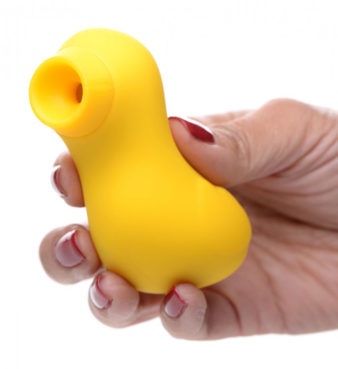 INMI SHEGASM SUCKY DUCK CLITORAL STIMULATOR YELLOW